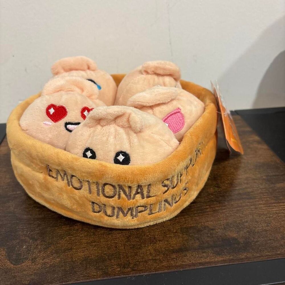 Emotional Support Dumplings plush toy New with Tags